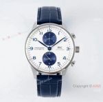Swiss IWC Portuguese IW371620 Blue Subdials 41mm watch with Cal.69355